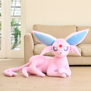 Espeon Life-size Nesoberi Plush Pokémon Center Japan.